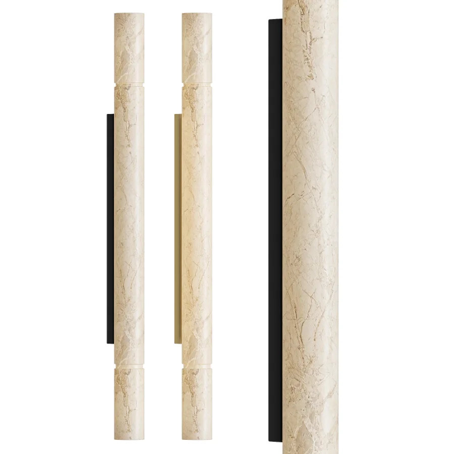 Charlene Marble Long wall sconce - Image 1