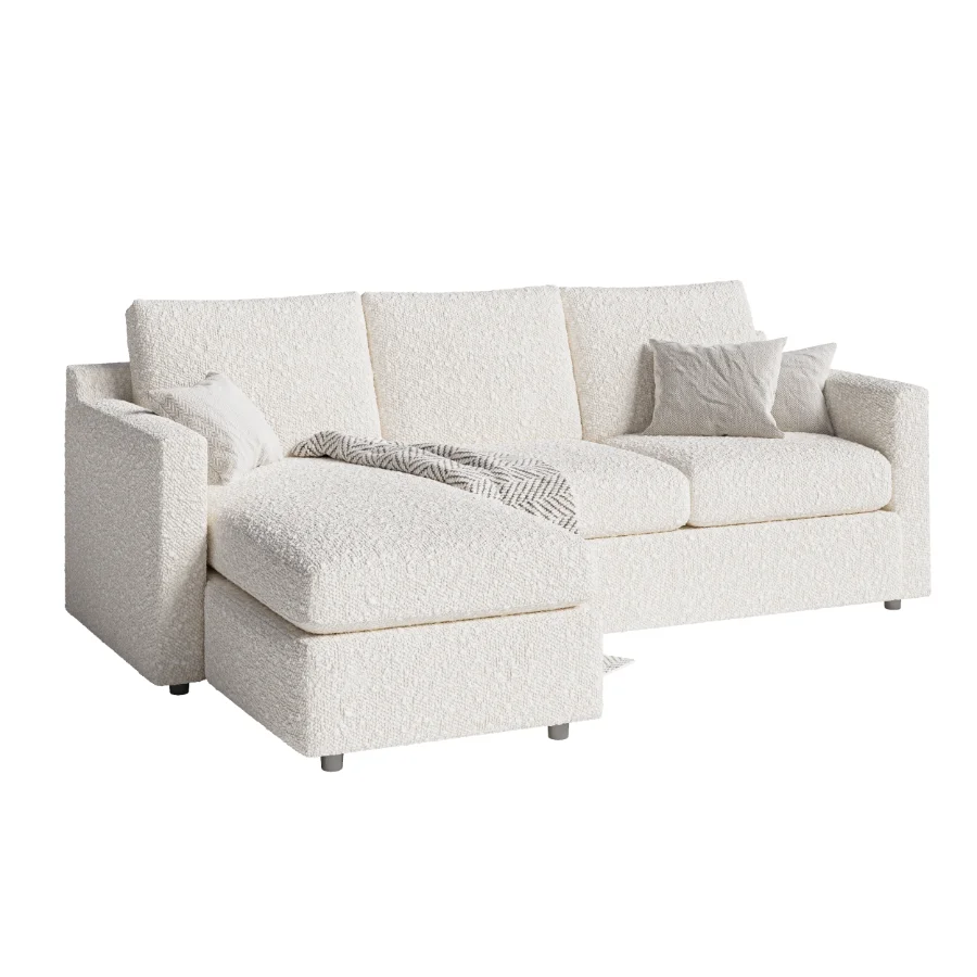 Modern Modular Sectional Sofa With Chaise Lounge – Fabric Upholstery - Image 3