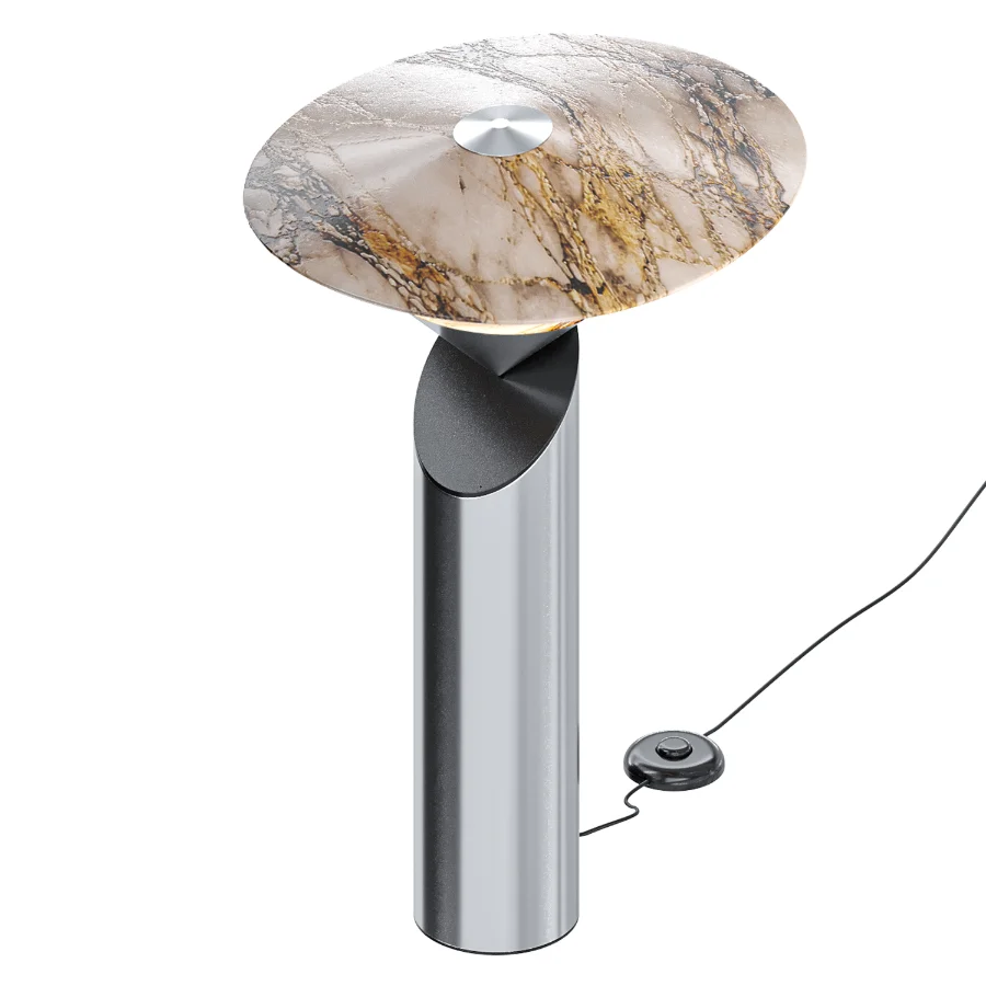 Bamboo Hat Table Lamp - Image 1