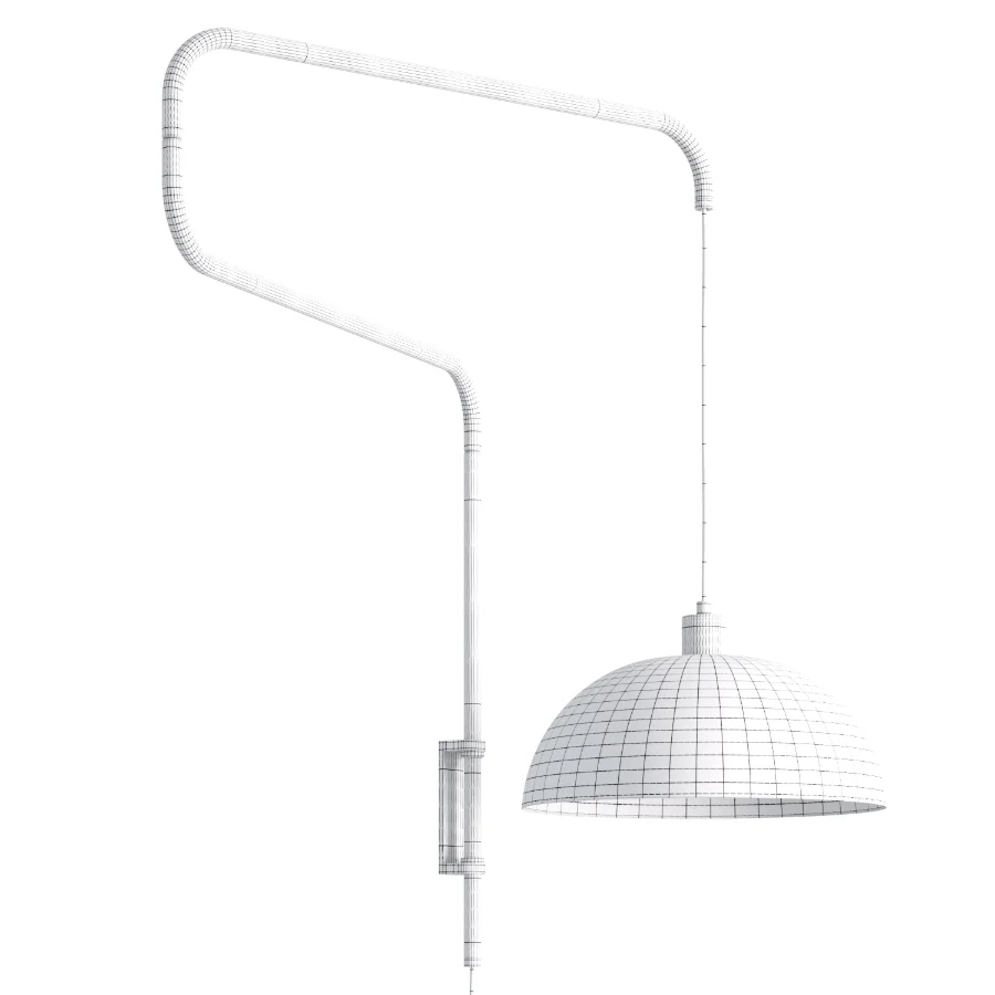 Nera Hemisphere Folding Retractable Wall Lamp - Image 1