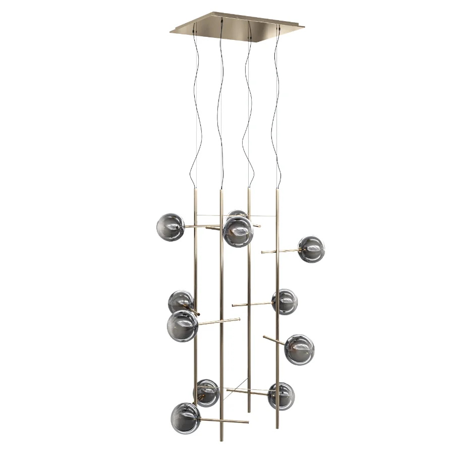 Suspension Lamp Bolle Tela Gallotti and Radice - Image 3