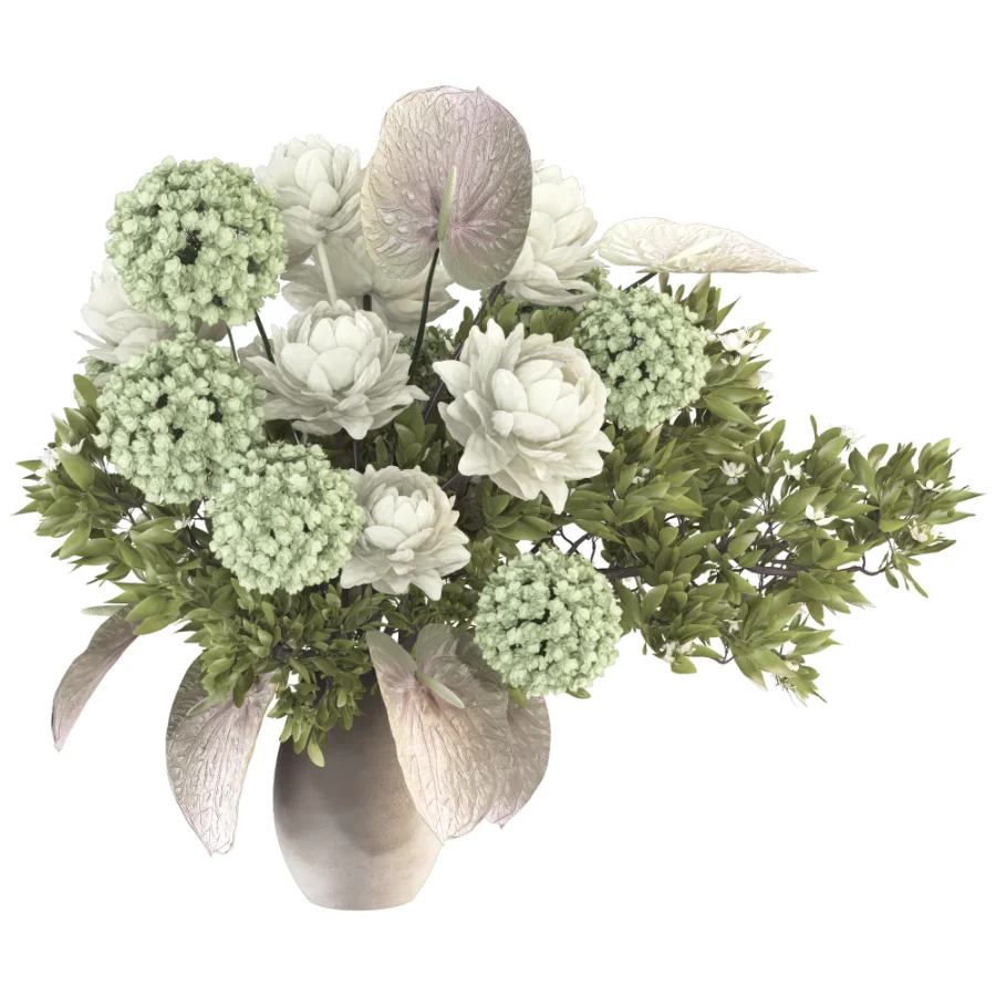 Flower in Vase - Image 1
