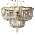 Regina Andrew Cameron White Rattan Chandelier - Thumbnail 1