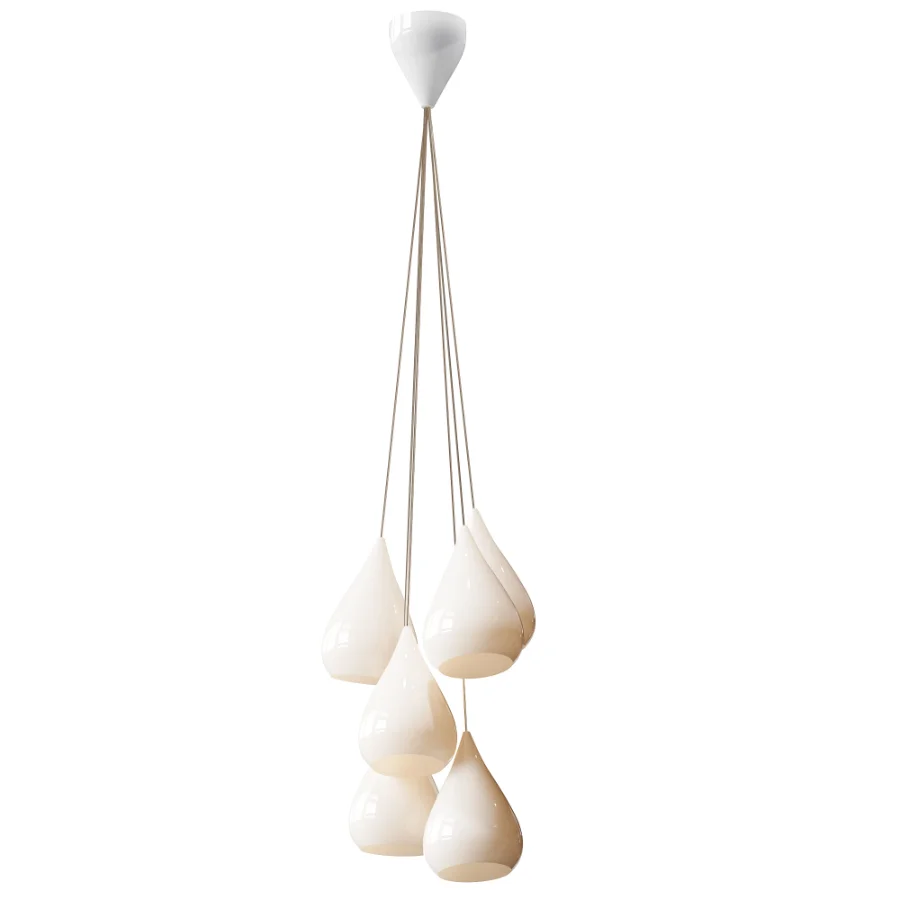 White Drop Pendants - Image 4