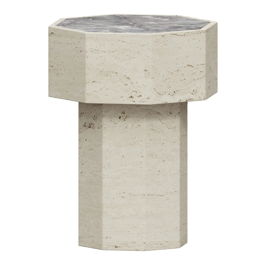 Red Onyx Gisele Side Table by Studio Gaia Paris - Image 4