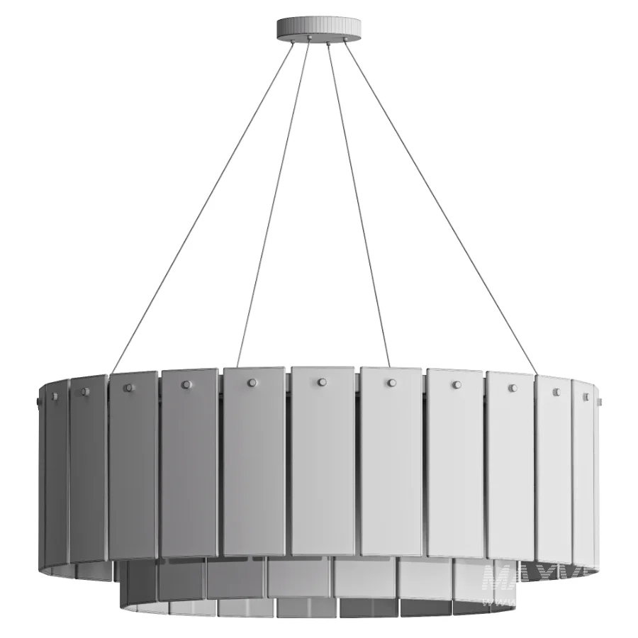 Dantone Polar Circle Alabaster Brass Chandelier - Image 3