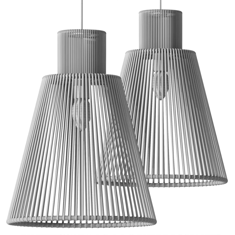 Etsy Handmade Wicker Cotton Lamp Shade - Image 5