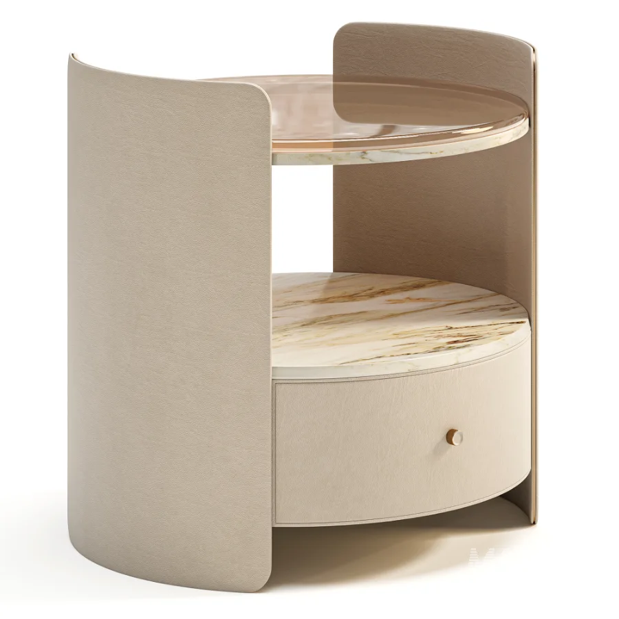 Round bedside table Comodini - Image 4