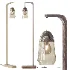 Nasoa glass and wood floor lamp - Thumbnail 4