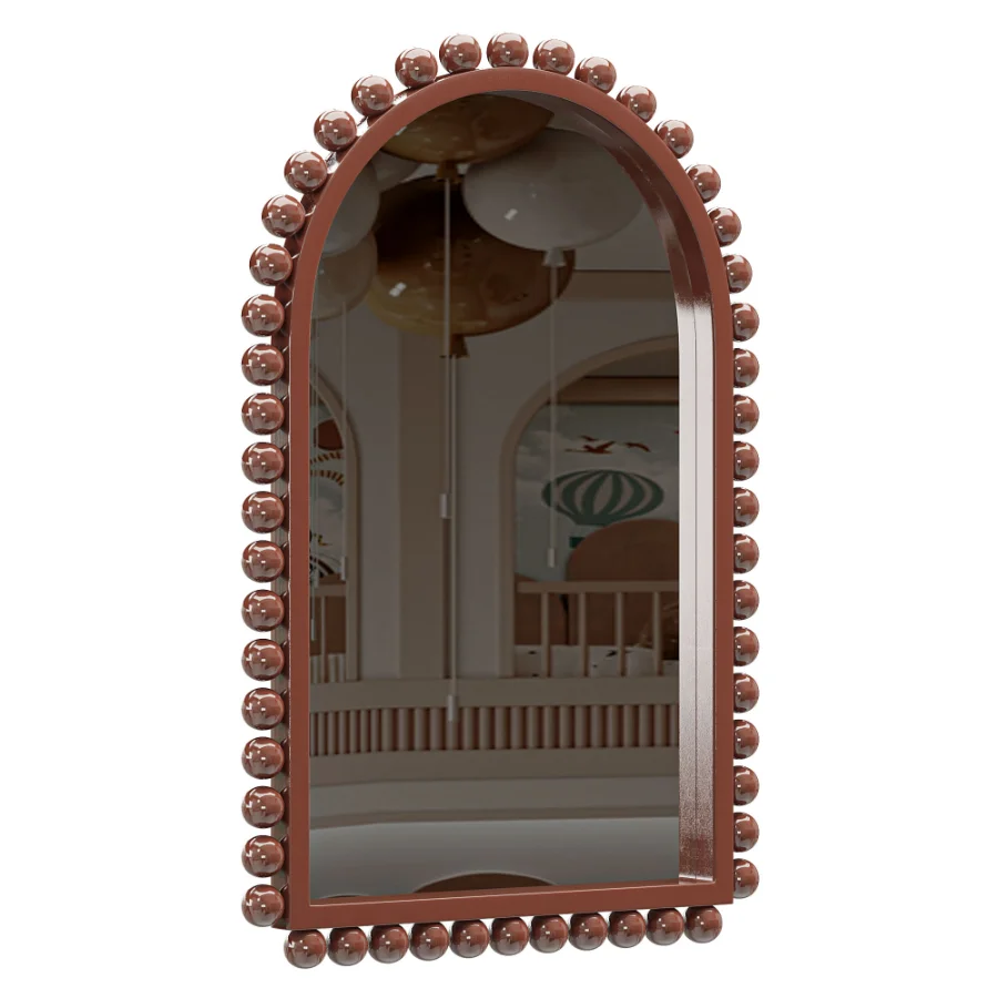 Waltham Solid Wood Arch Mirror - Image 3