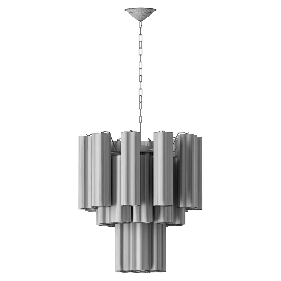 Azzura Glass Chandelier blue - Image 3