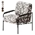 Castel Velour Milk Armchair - Thumbnail 2