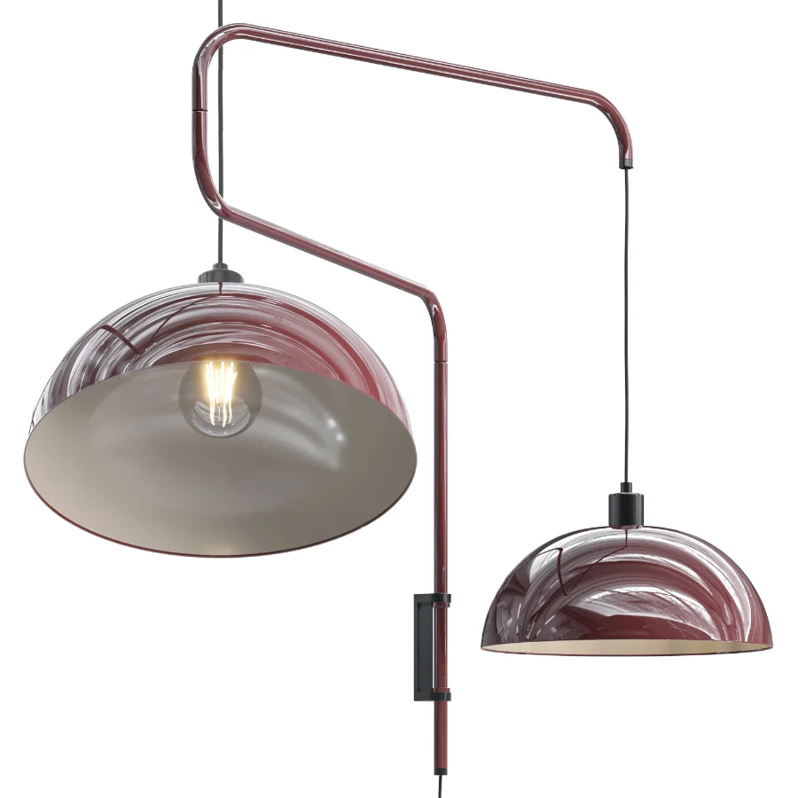 Nera Hemisphere Folding Retractable Wall Lamp - Image 2