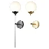 Glass Torch Brass Wall Light - Thumbnail 1