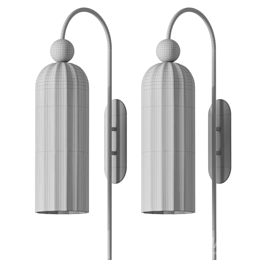 FareDecor Alvyen Nordic Vertical Glass Wall Light - Image 3