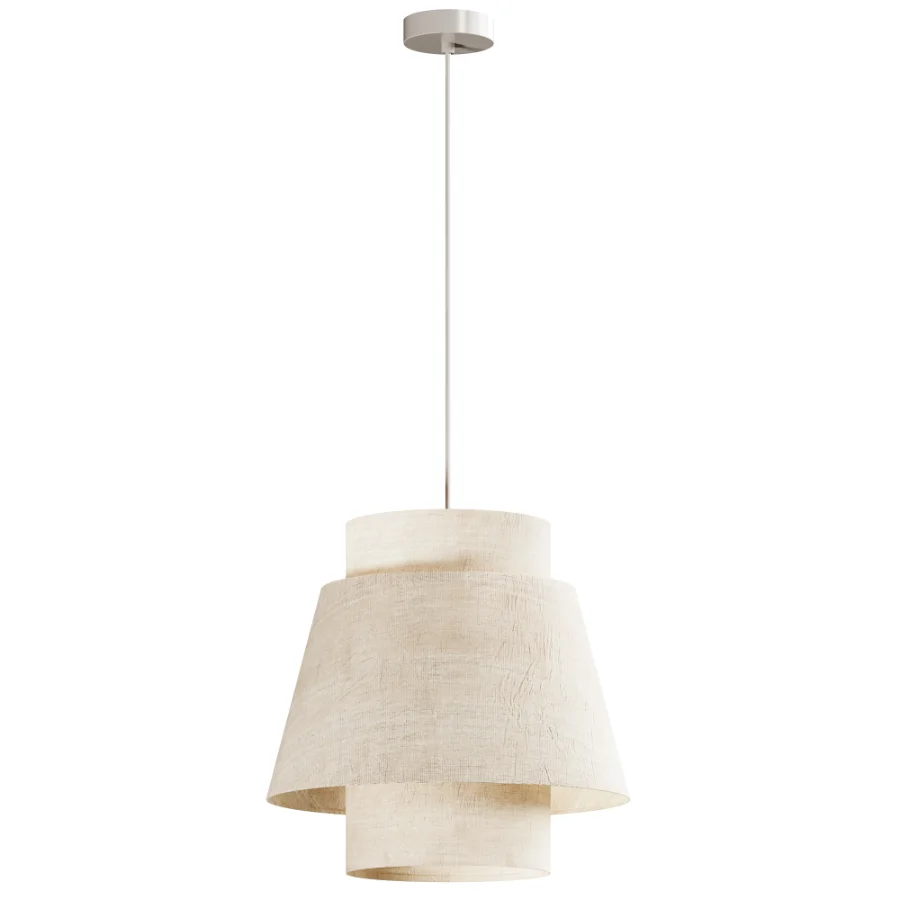 Japandi Tribute Cream Pendant Lamp - Image 3