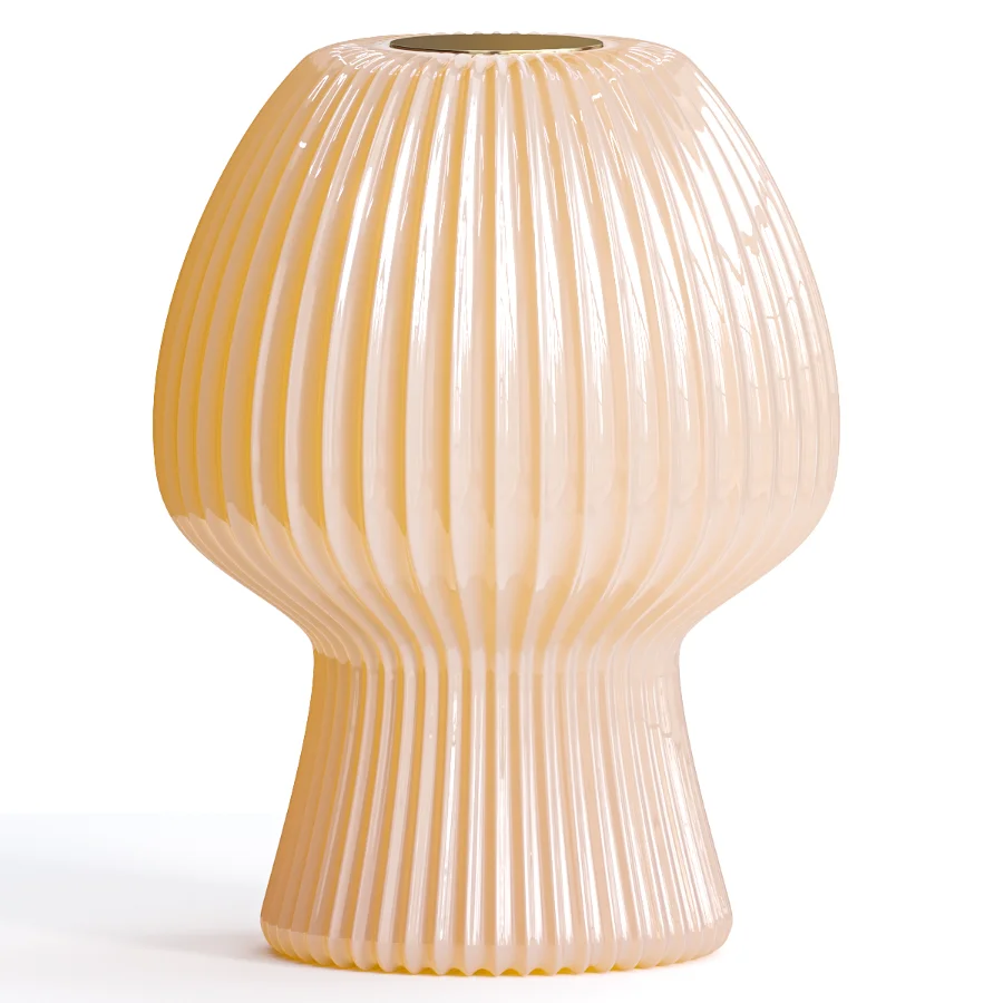 Ribbed Glass Table Lamp - Image 3