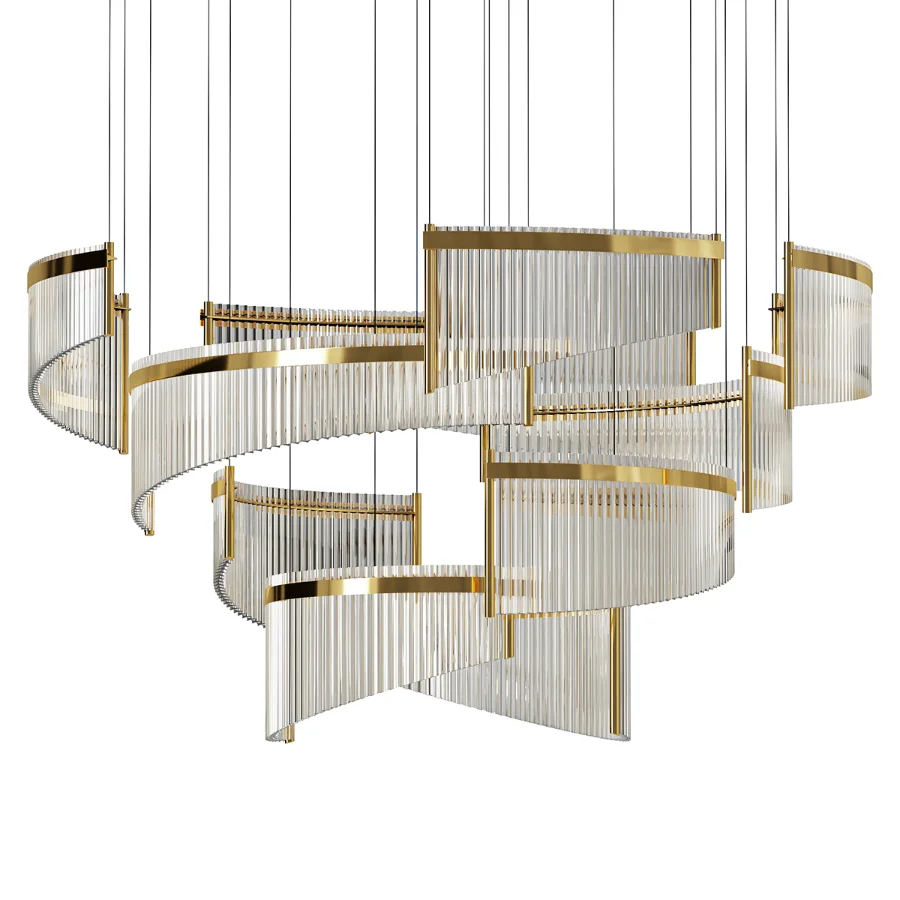 Il Paralume Marina Contemporary Murano Glass Chandelier - Image 3