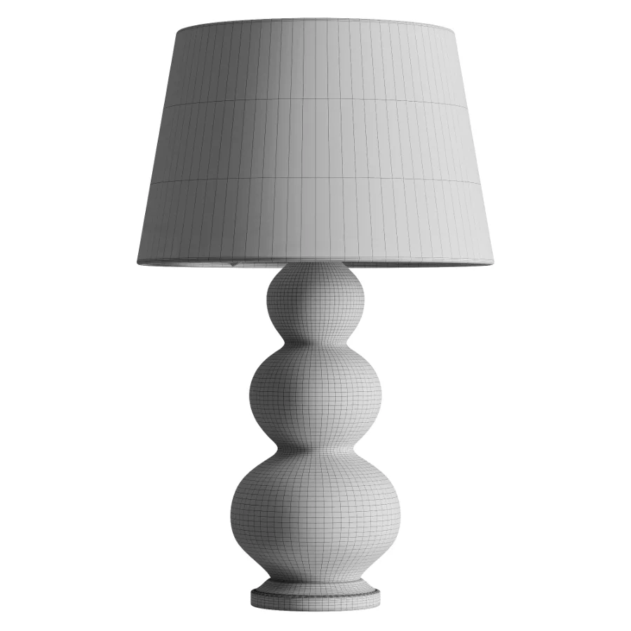 Robert Abbey Triple Gourd Plum Brass Table Lamp - Image 3