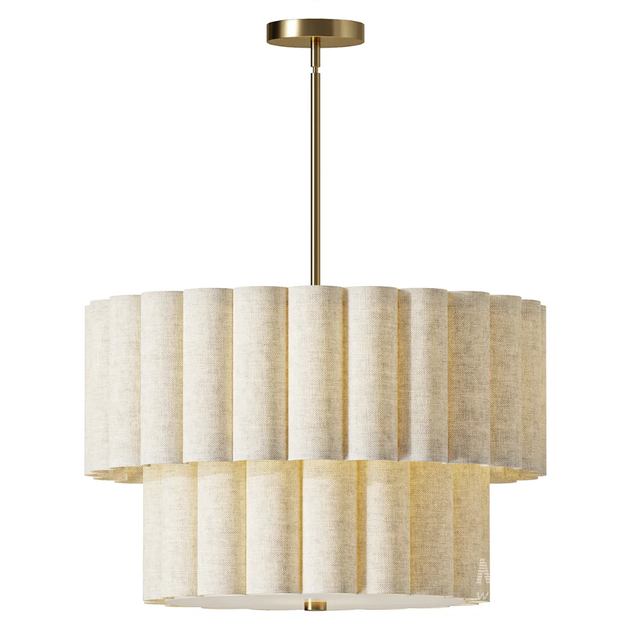 Dainolite Pacifica Aged Brass Pendant - Image 2