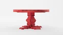 Candace Round Solid Wood Dining Table - Thumbnail 8