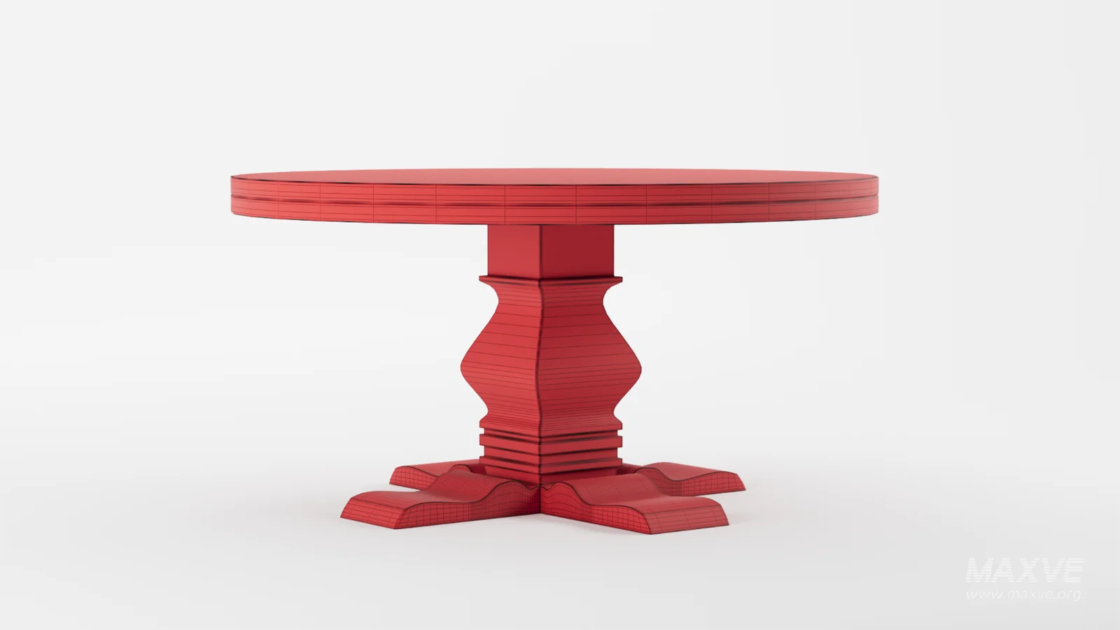Candace Round Solid Wood Dining Table - Image 8