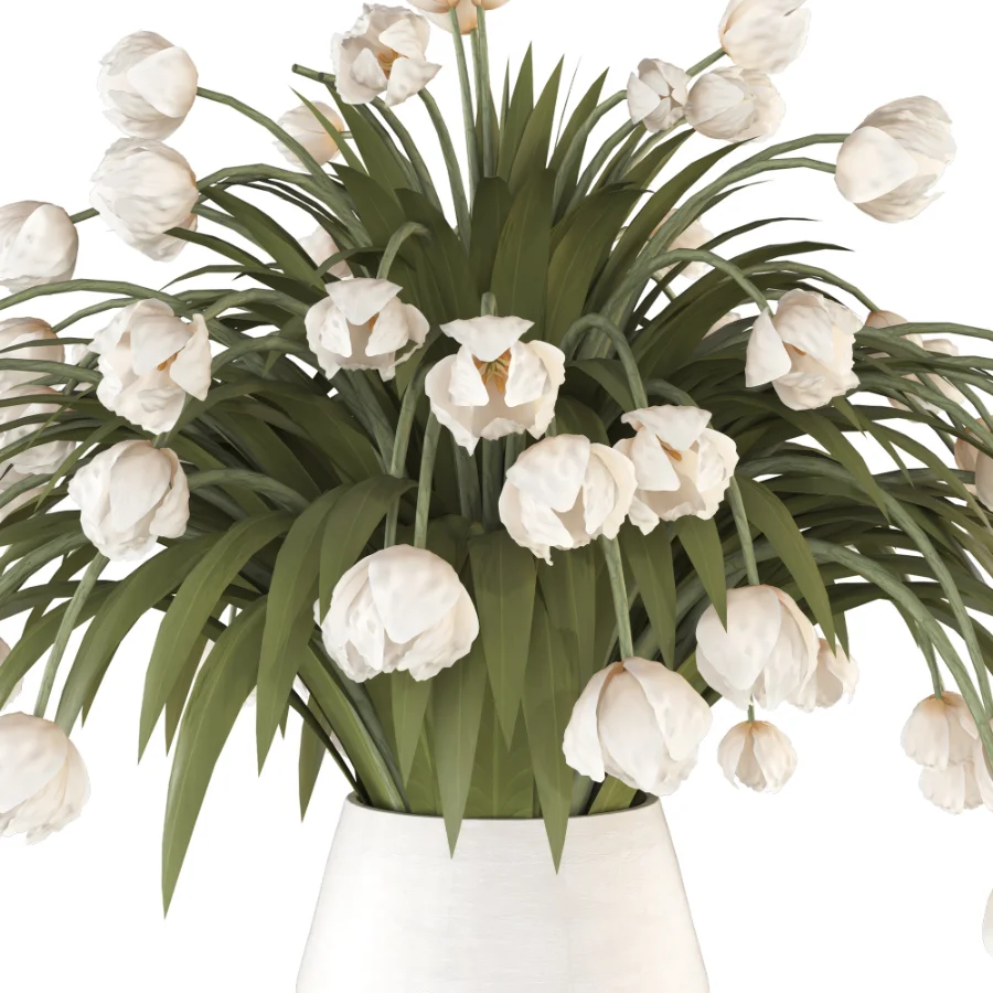 Beouquet of Tulips in Vase - Image 3