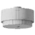 Amia Linen Semi Flush Mount - Thumbnail 3