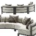 Tamarindo Curved Sofa - Thumbnail 7