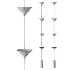 Antares Modern Minimalist LED Marble Metal Floor Lamp - Thumbnail 4