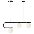 Postmodern Gold Linear Island Pendant Light 3 heads - Thumbnail 2