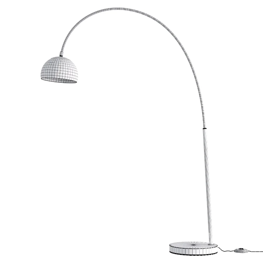 Overarching Metal Shade Floor Lamp - Image 2