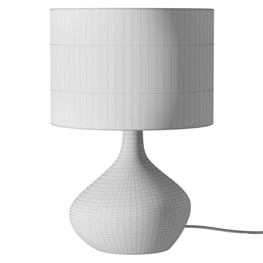 Upor Modern Minimalist Resin Fabric Table Lamp - Image 3