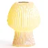 Ribbed Glass Table Lamp - Thumbnail 1