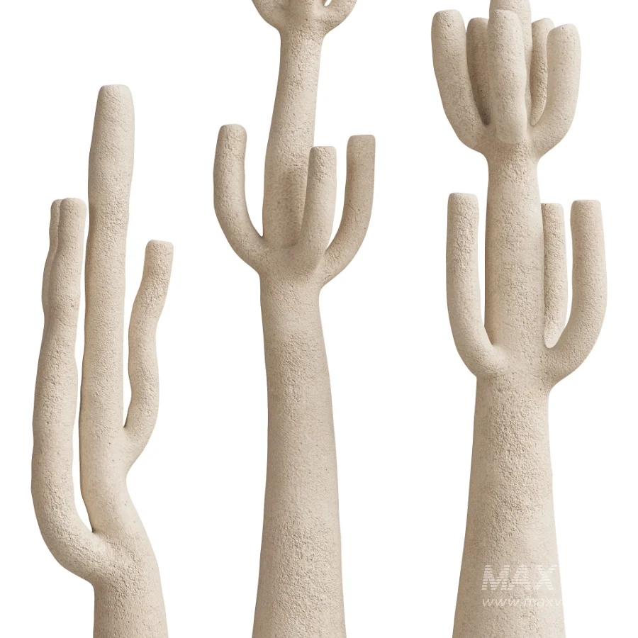 Minimalist Cactus Floor Sculptures Set - Image 4
