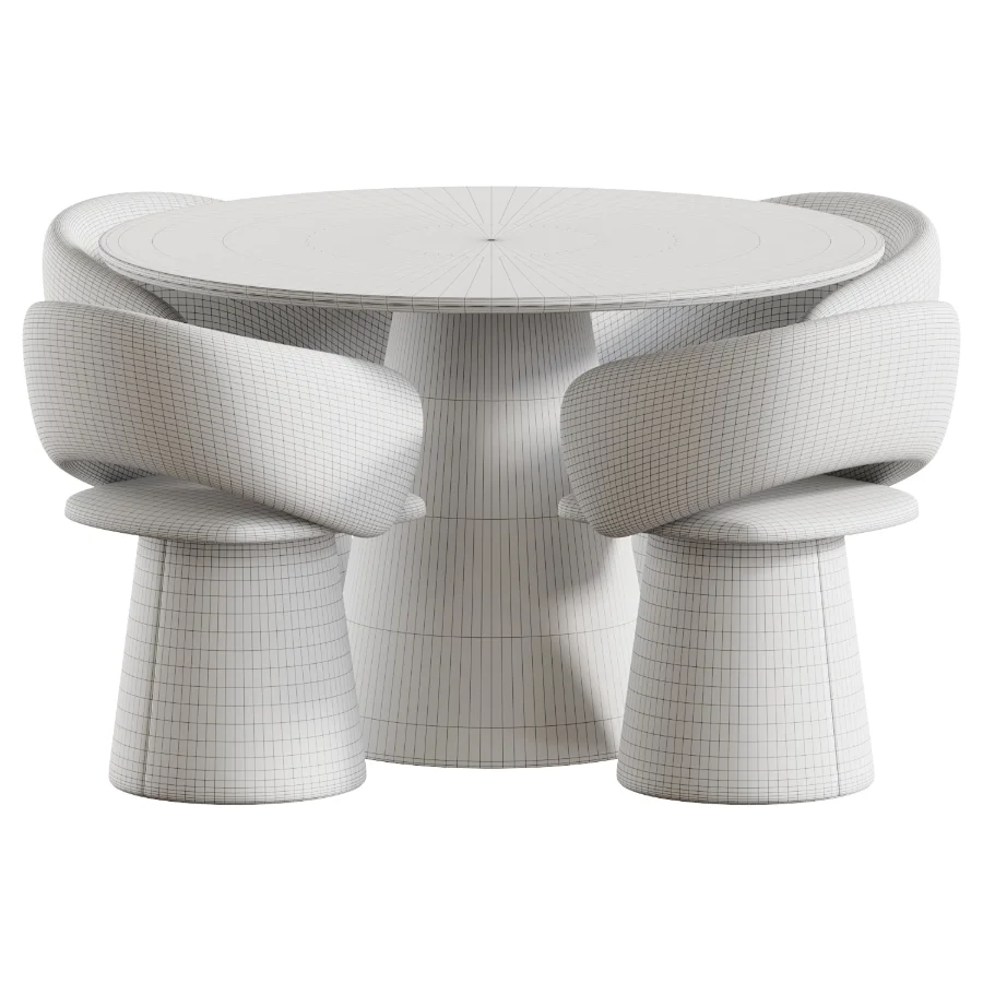 Dining set 037 - Image 5