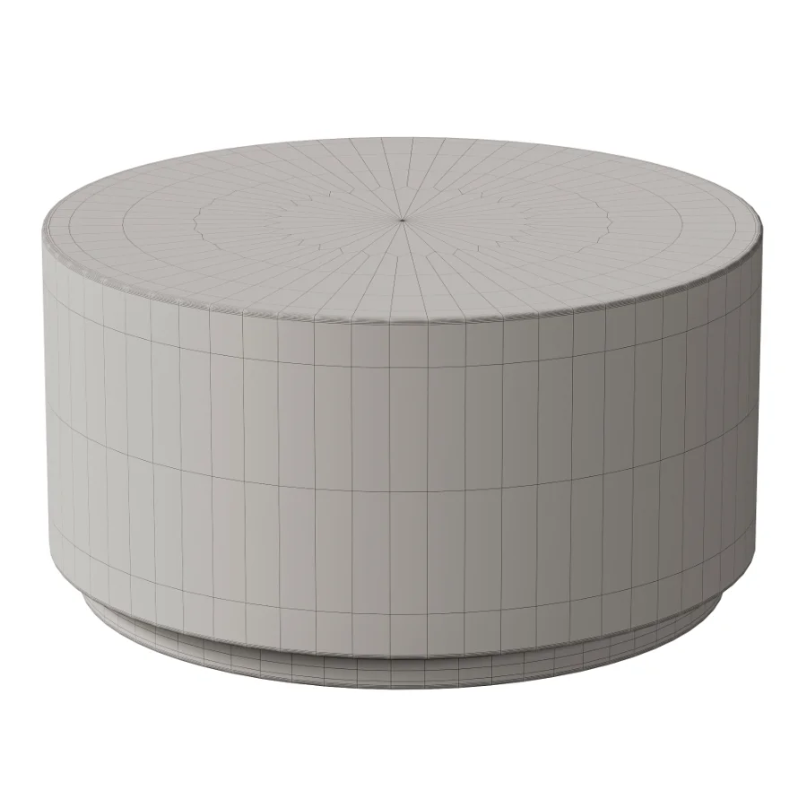 Pisa Round Travertine look Coffee Table – Indoor & Outdoor Table - Image 3
