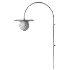 Houseof Charcoal Grey Arch Glass Wall Light - Thumbnail 3