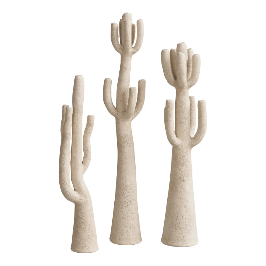 Minimalist Cactus Floor Sculptures Set - Image 3
