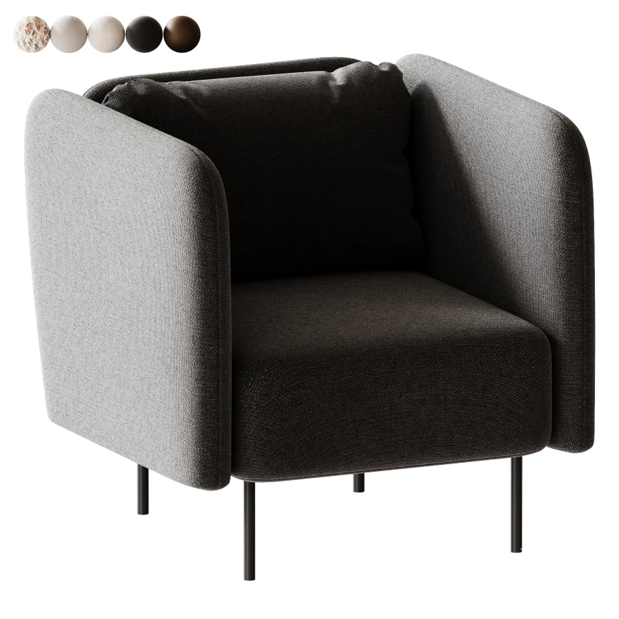 Orchet Velour Terracotta Armchair - Image 5