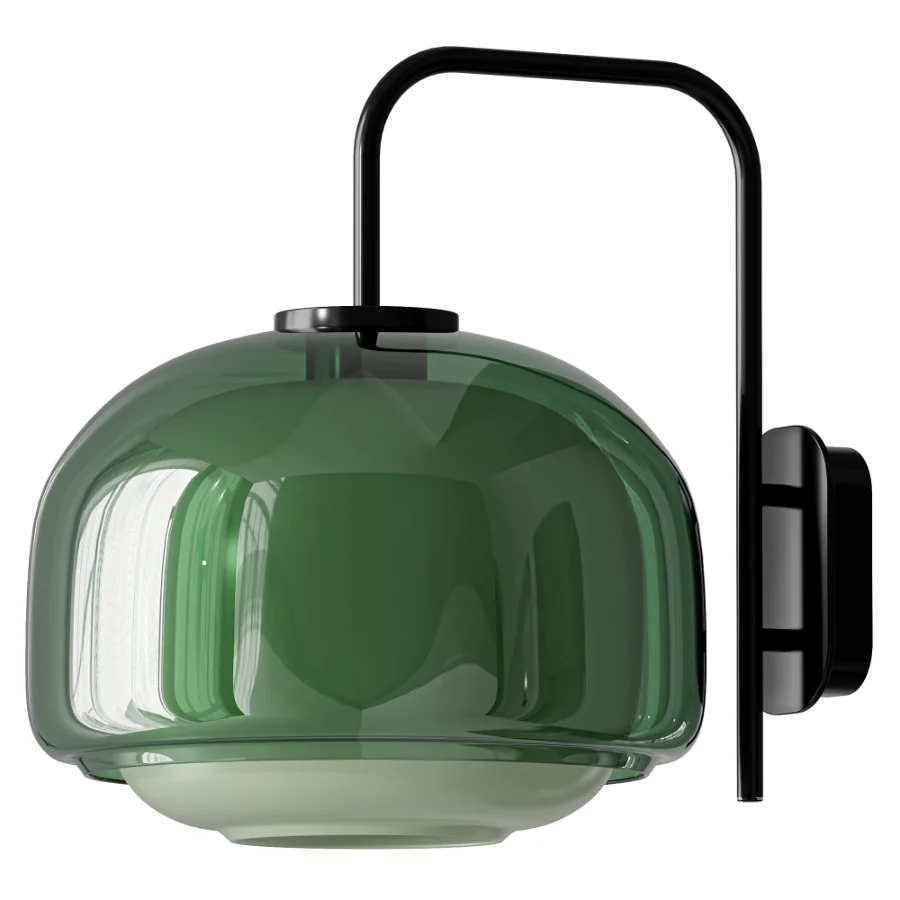 Clinco Colored Glass Metal Wall Lamp - Image 2