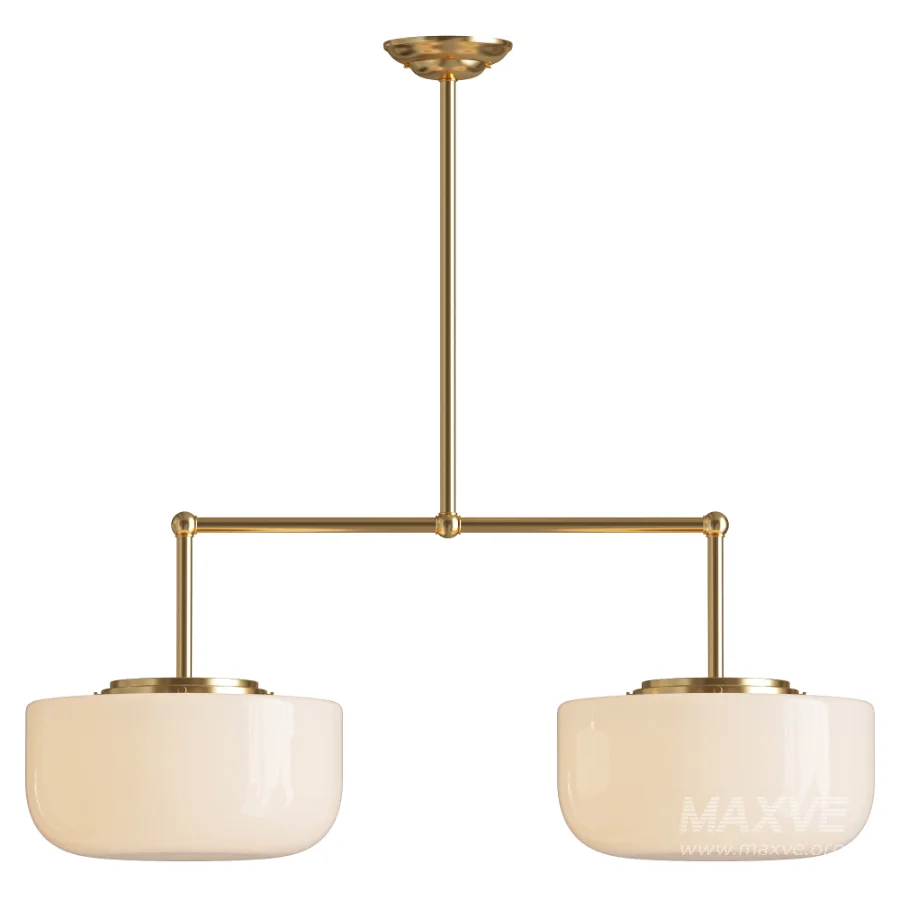 Erin & Ben Gardiner Schoolhouse Linear Chandelier - Image 1