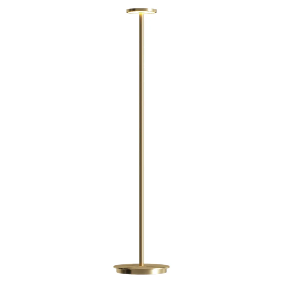 Pablo Luci Brass Portable Floor Lamp - Image 2