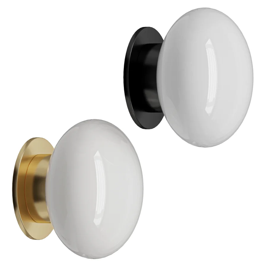 Astro Zeppo Brass Glass Wall Sconce - Image 3