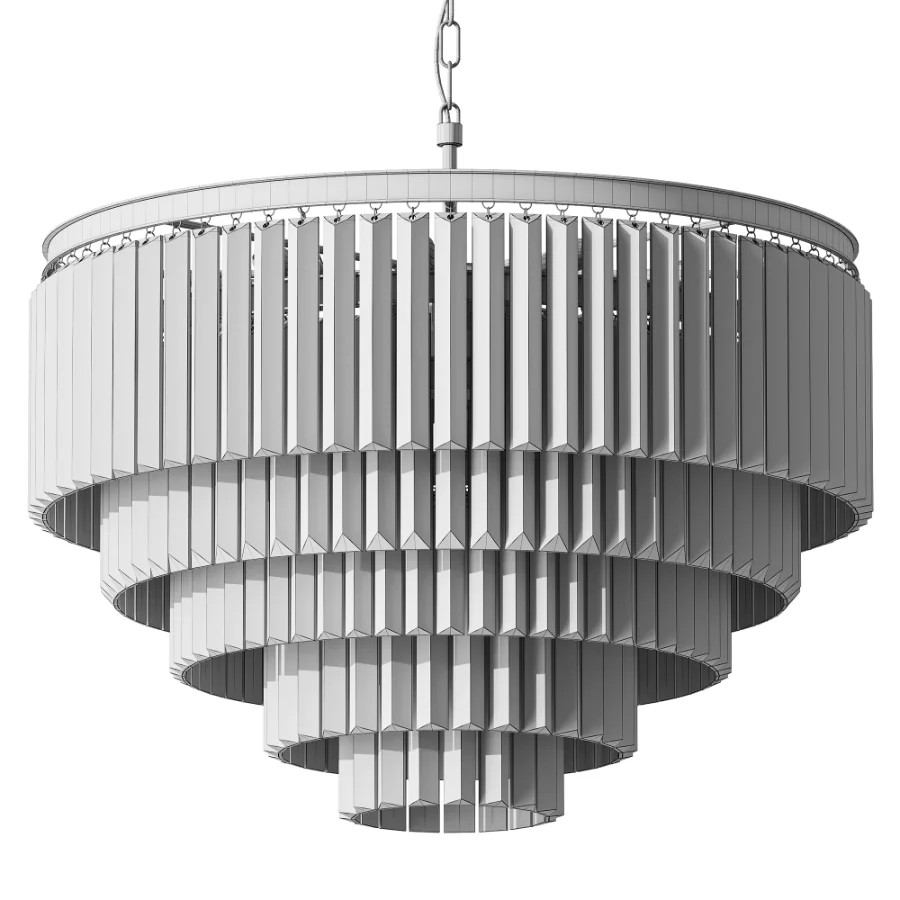 Simig Lighting Vintage Crystal Prism Chandelier - Image 3