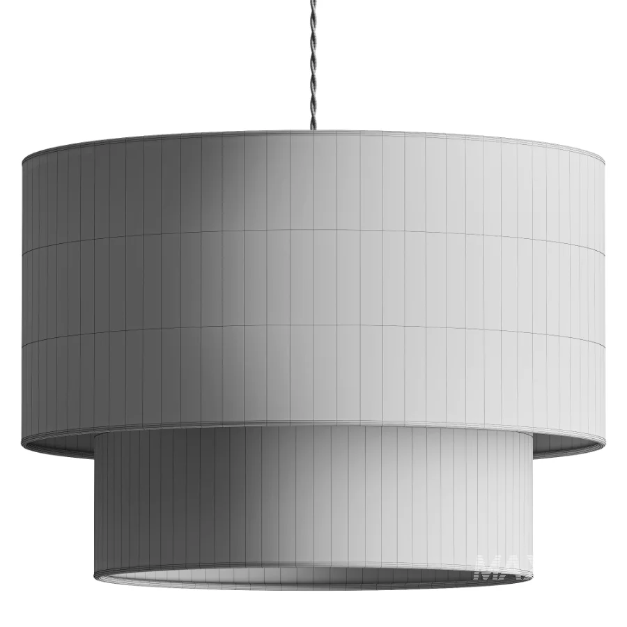 Biosag Aeroloom Layered Fabric Pendant Light - Image 3