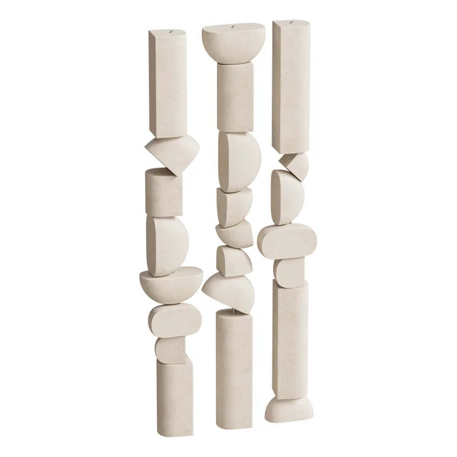 Modern Geometric Sculpture Decor - Image 2