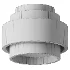 Biosag Mokustone Travertine Flush Ceiling Light - Thumbnail 2