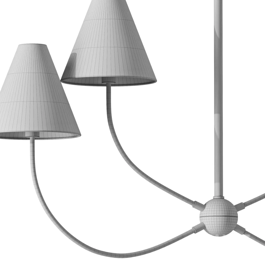 Yara 4 Light Linear Chandelier - Image 4