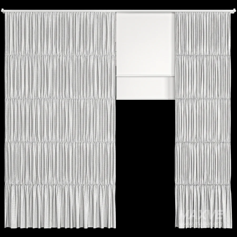 Silk and Cotton Curtain Set 115 - Image 5